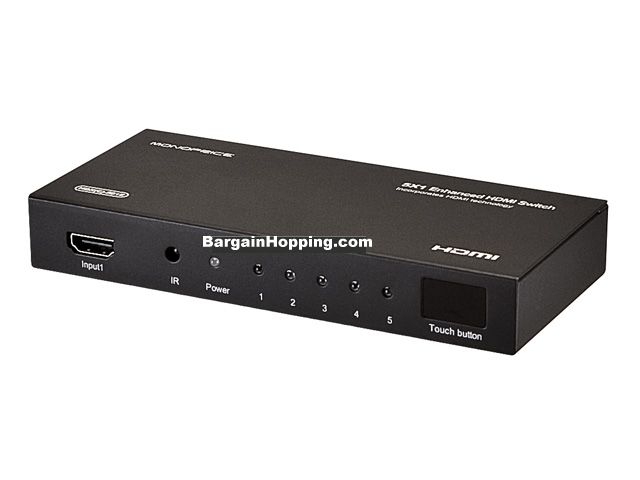 5X1 Enhanced HDMI Switch w/ Built-In Equalizer & Remote